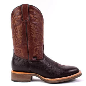 Bota Justin Vaquera Rodeo Caballero 5390 Vulcano Cherry