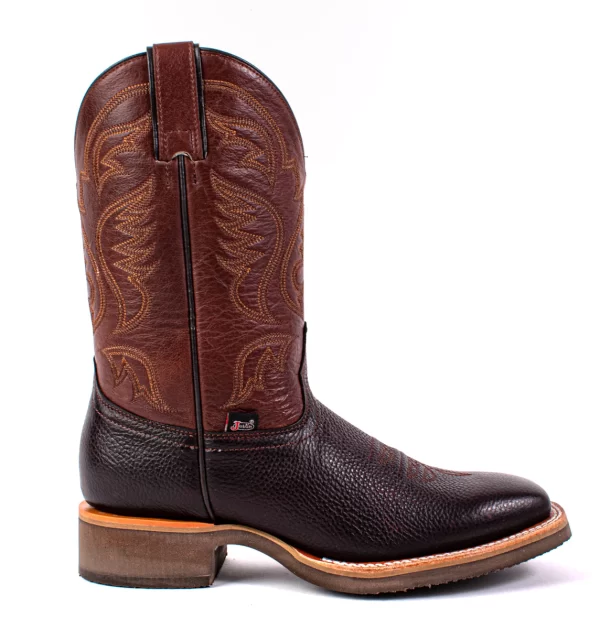 Bota Justin Vaquera Rodeo Caballero 5390 Vulcano Cherry