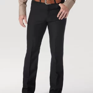 Pantalon Wrangler Vaquero Regular Fit 82bk Negro Poliester