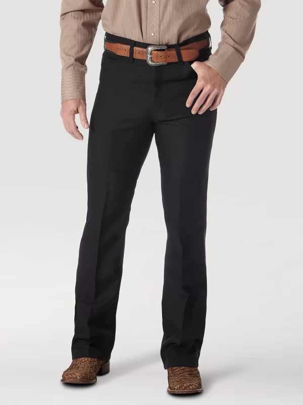 Pantalon Wrangler Vaquero Regular Fit 82bk Negro Poliester