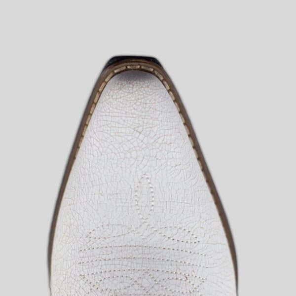 Bota Justin vaquera para dama 100% piel Ellen westreet marfil Jb5539 - Imagen 4
