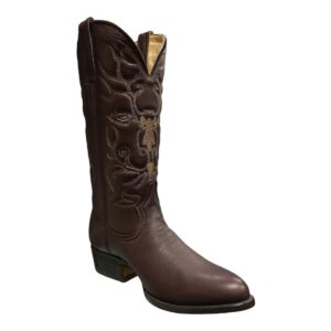 Bota Cuadra Original Piel Genuina Venado Vaquera Hombre