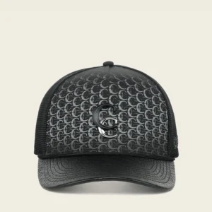 Gorra Cuadra Original Piel Legado Trucker Hombre Snapback G000101 negra